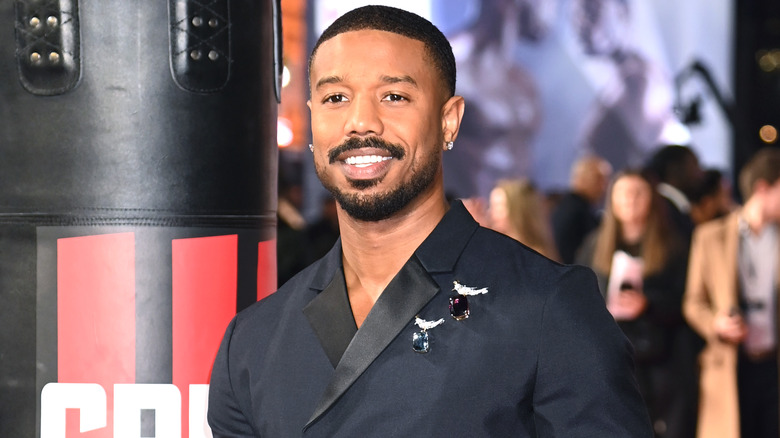 Michael B. Jordan posing