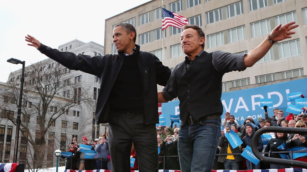 Barack Obama and Bruce Springsteen