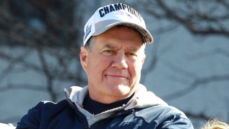 Bill Belichick at the 53th Super Bowl Championship Parade 