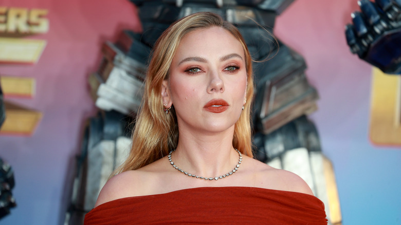 Scarlett Johansson at the premiere of Transformers One