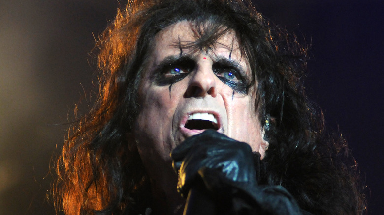 Alice Cooper on stage