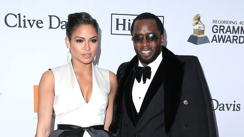Cassie and Sean Combs pose together