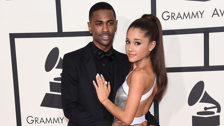 Big Sean and Ariana Grande at the Grammys