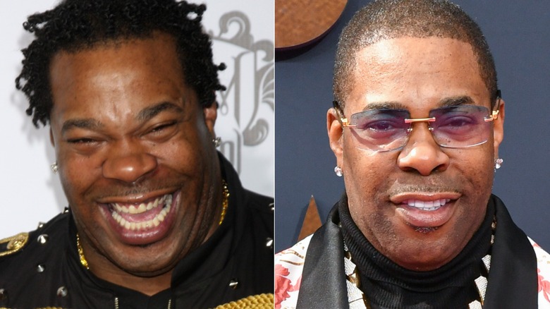 Busta Rhymes smiling