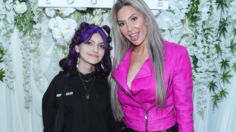 Farrah Abraham smiling with daughter, sophia