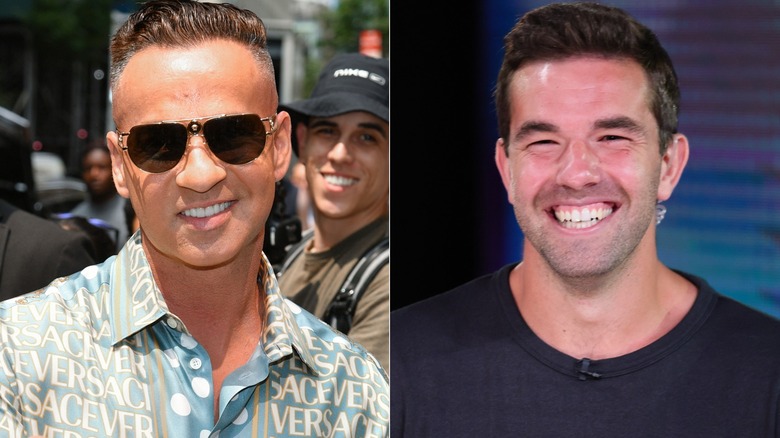 Split image of Mike Sorrentino and Billy McFarland smiling