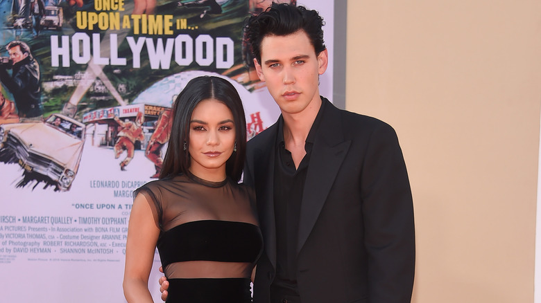 Austin Butler and Vanessa Hudgens posing