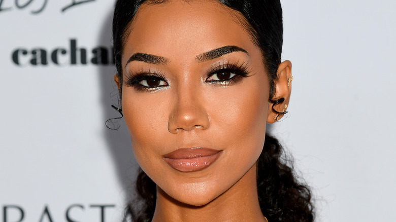 Jhené Aiko on the red carpet