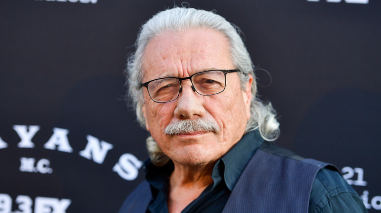 Edward James Olmos in glasses