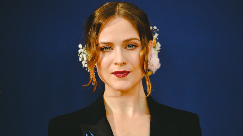 Evan Rachel Wood red lipstick