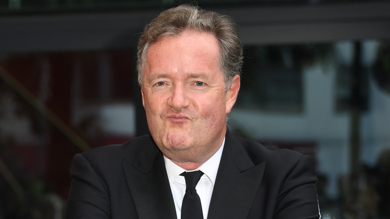 Piers Morgan pursed lips