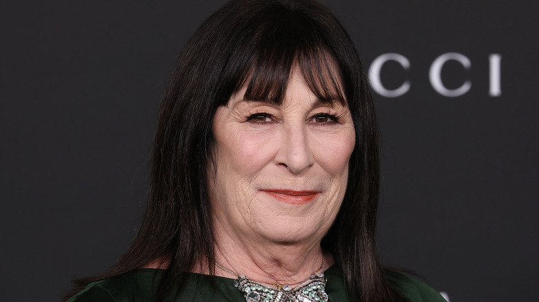 Anjelica Huston on red carpet