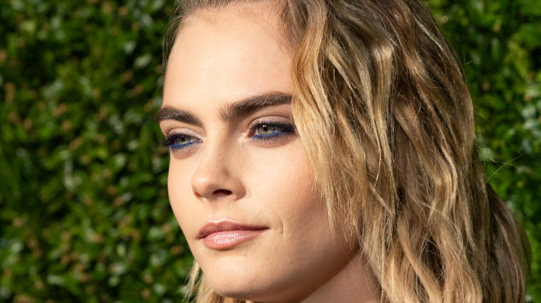 Cara Delevingne smiling