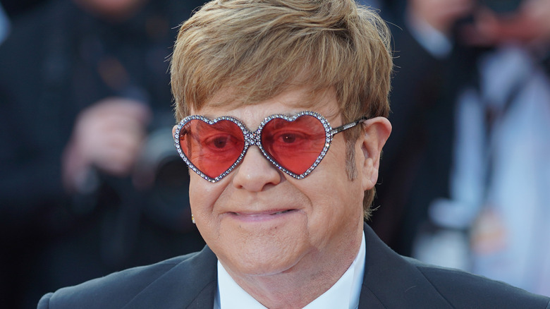 Sir Elton John on red carpet