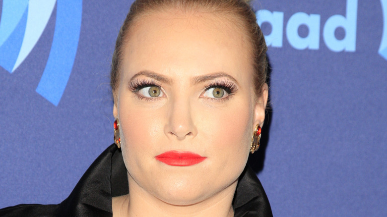 Meghan McCain looking serious