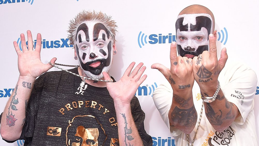 Violent J and Shaggy 2 Dope both with facepaint