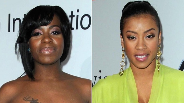 Fantasia Barrino and Keyshia Cole, both smiling