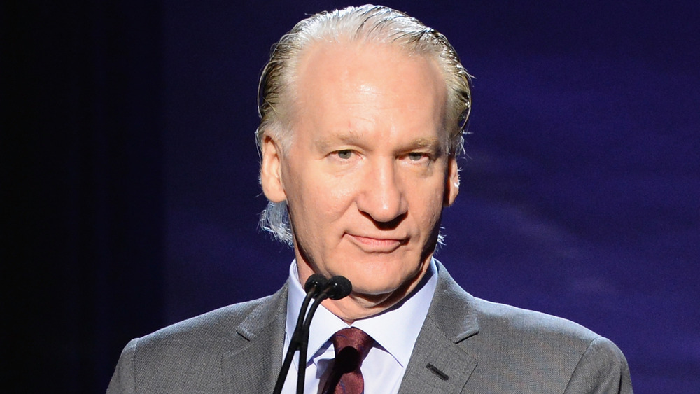 Bill Maher speaking at a gala
