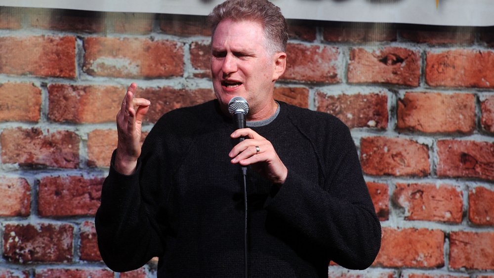 Michael Rapaport performing at comedy club