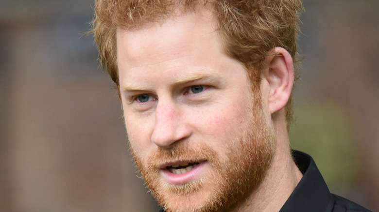 Prince Harry speaking