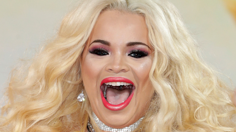 Trisha Paytas with mouth open in surprise