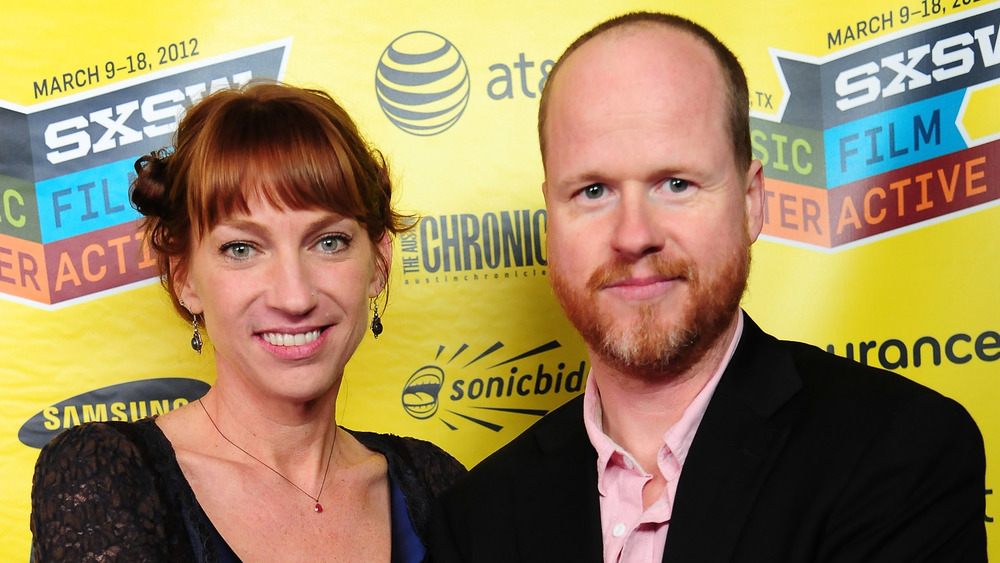 Kai Cole and Joss Whedon smiling 