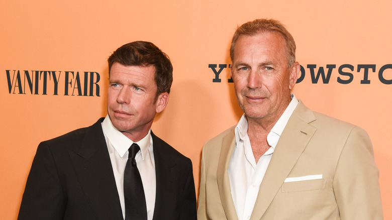 Taylor Sheridan and Kevin Costner