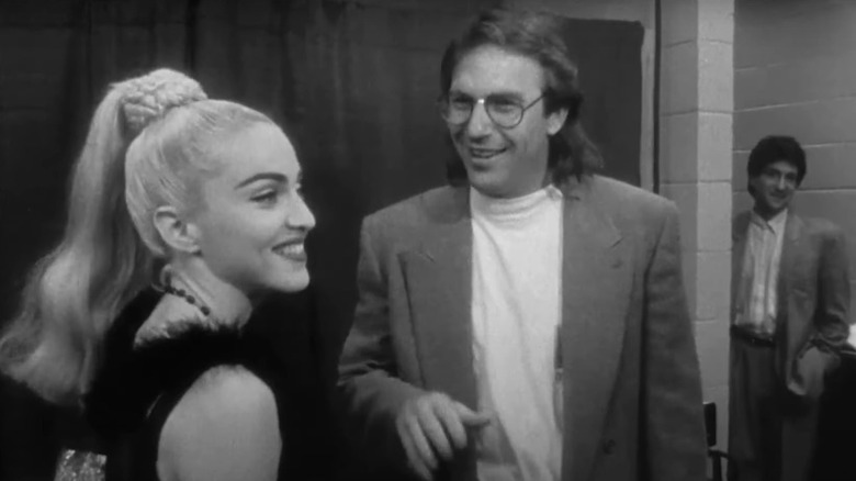 Madonna and Kevin Costner