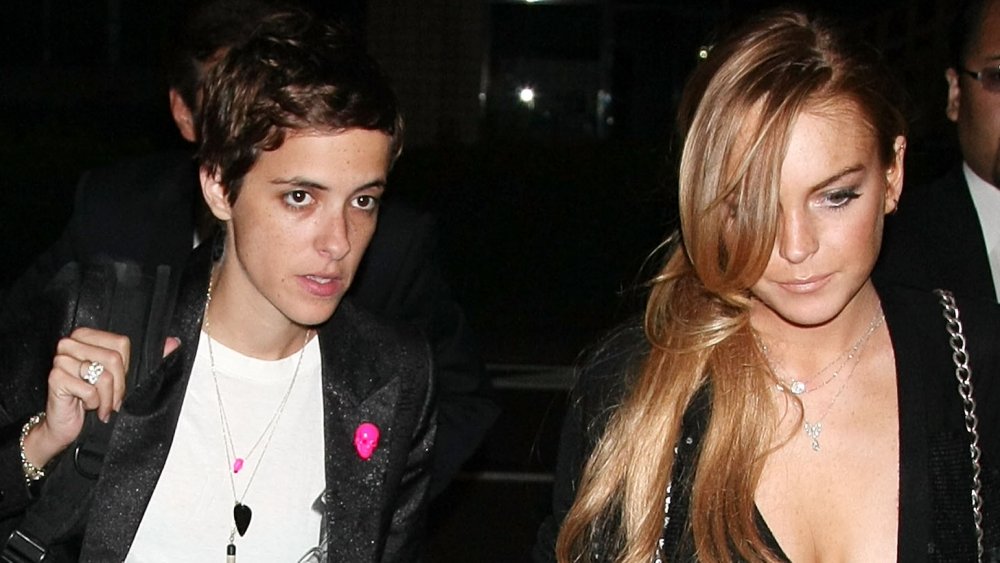 Samantha Ronson and Lindsay Lohan