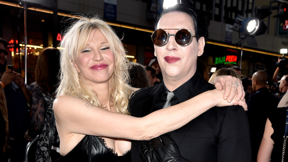 Courtney Love and Marilyn Manson