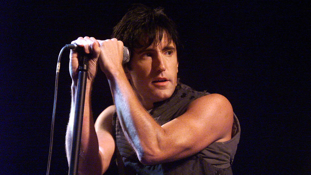 Trent Reznor performing