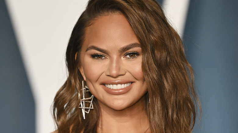 Chrissy Teigen smiling