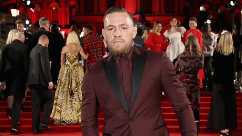 Conor McGregor smirking