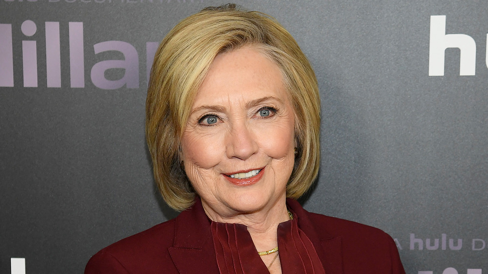 Hillary Clinton attends the Hillary premiere in 2020