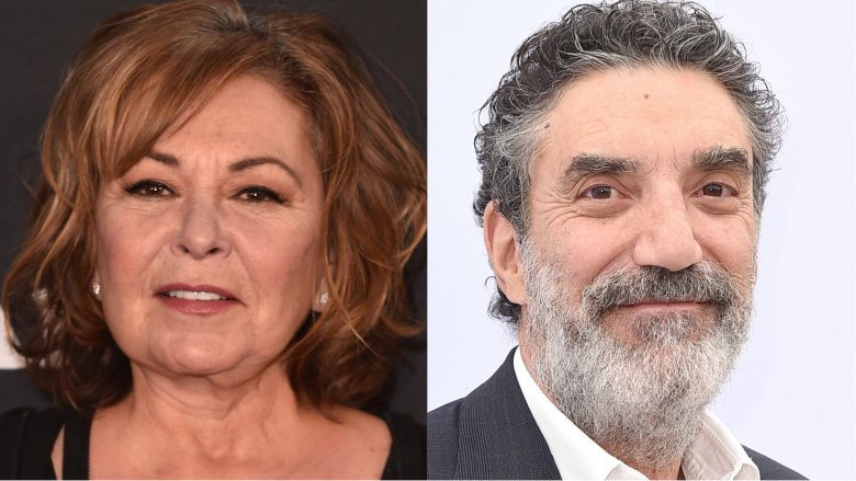 Roseanne Barr and ​Chuck Lorre