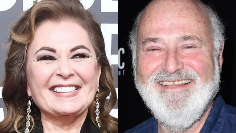 Roseanne Barr and Rob Reiner