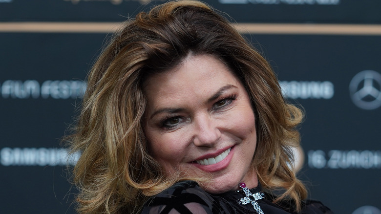 Shania Twain on red carpet