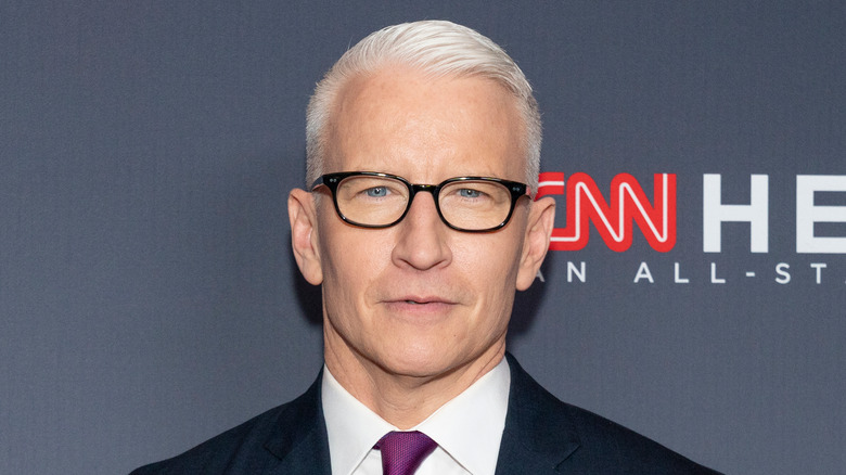 Anderson Cooper straight-faced