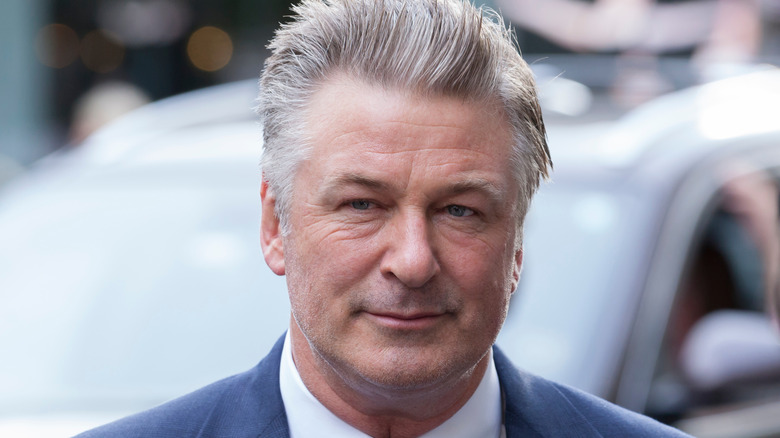 Alec Baldwin smirking