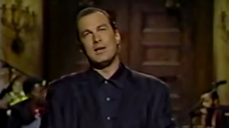 Steven Seagal hosting SNL