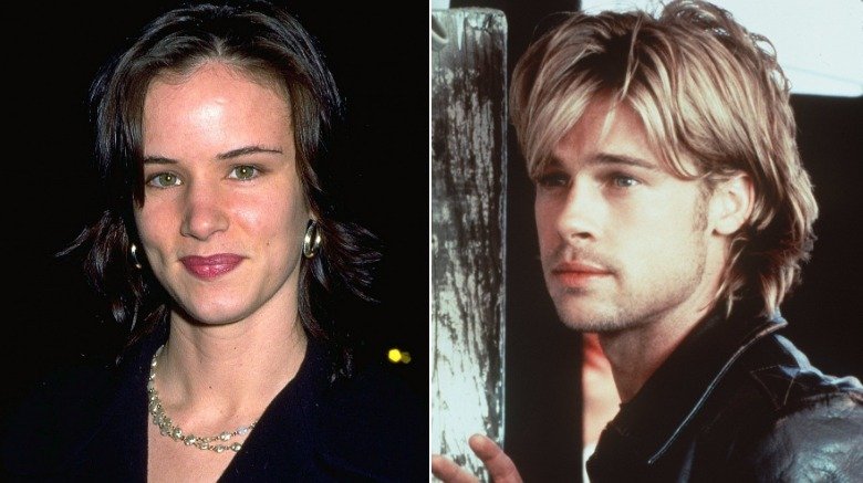 Juliette Lewis and Brad Pitt