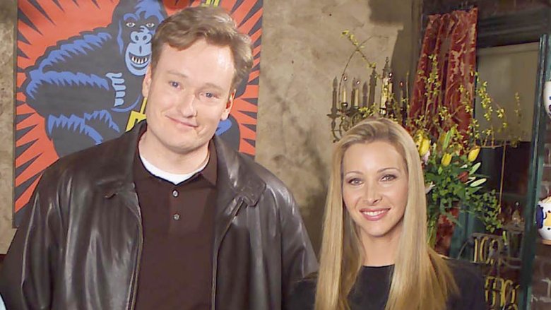Conan O'Brien and Lisa Kudrow