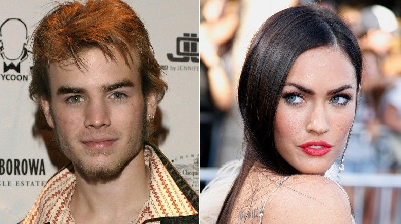 "7th Heaven" actor David Gallagher and Megan Fox at the "Transformers" premiere