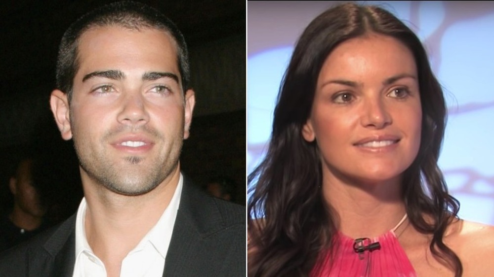 Jesse Metcalfe smiling (left), Courtney Robinson smiling (right)