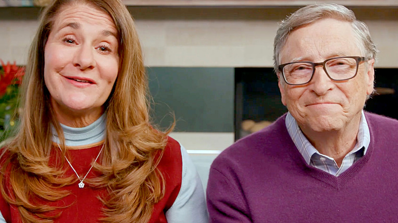 Bill Gates and Melinda Gates in an interview