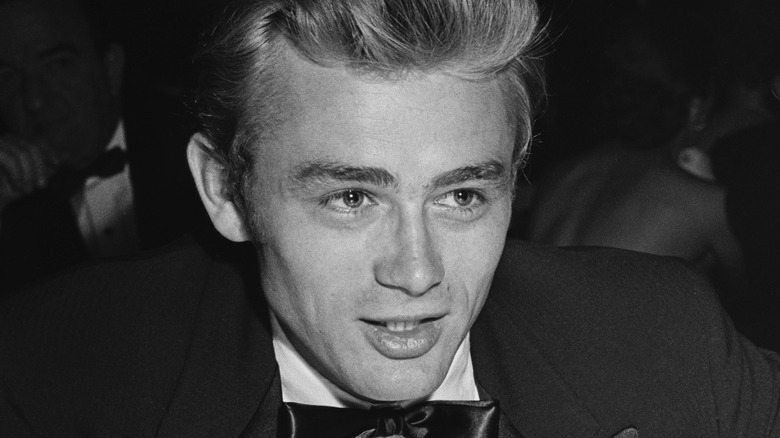 James Dean wearing a tux