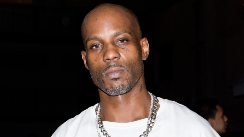 Rapper DMX poses at his DMX Summer Anthems Tour in 2013.