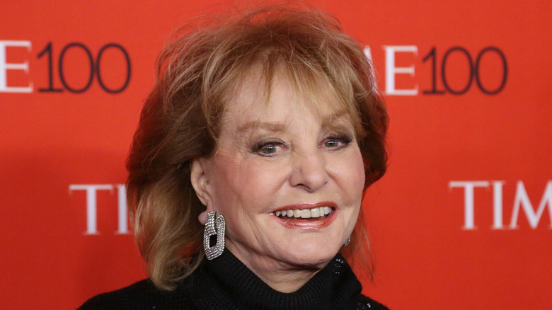 Barbara Walters smiling