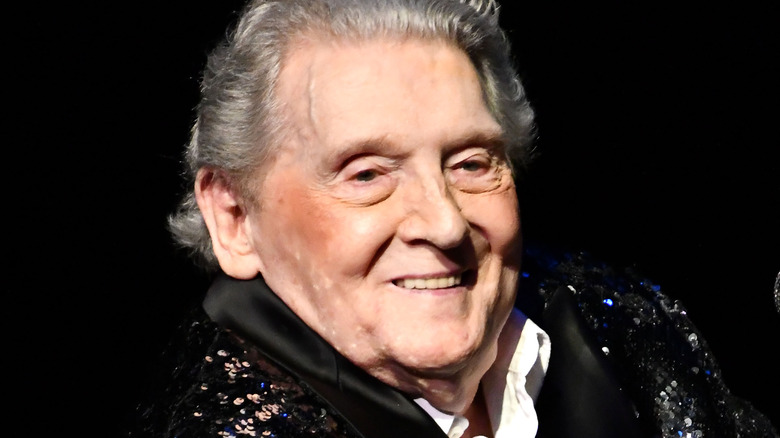 Jerry Lee Lewis smiling