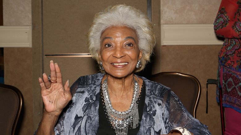 Nichelle Nichols smiling